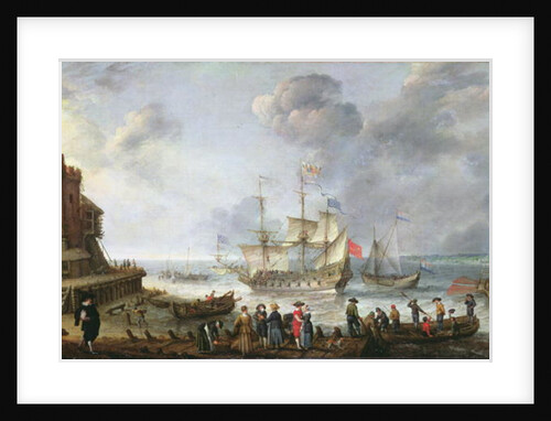 Ships Arriving in a Port by Adam Willaerts