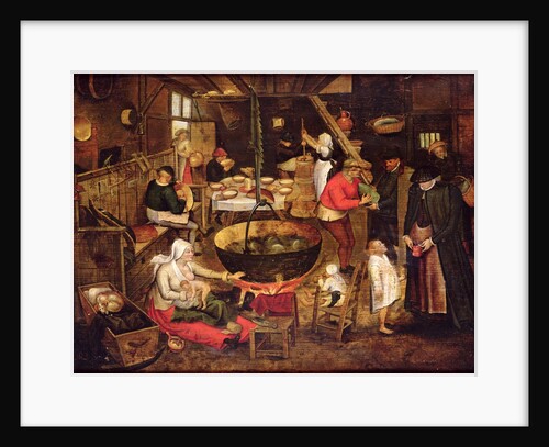Kitchen Interior by Pieter the Elder (after) Bruegel