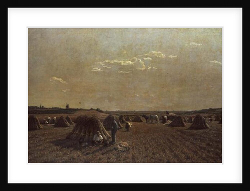 Harvest Scene, 1879 by Adrien Louis Demont