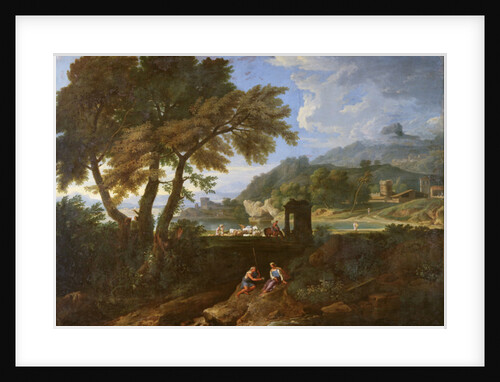 Landscape by Gaspard Poussin Dughet
