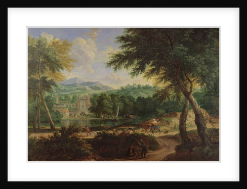 Landscape with a Flock of Sheep by Cornelis Huysmans