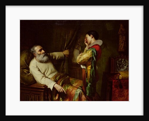 The Last Moments of Christopher Columbus 1870 by Claude Jacquand