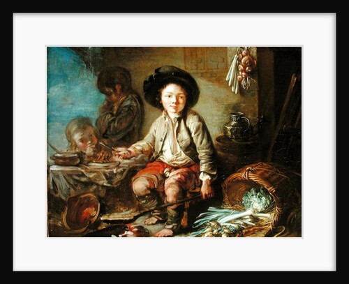 The Young Chimney Sweep's Dinner by French School