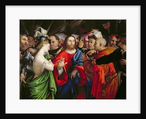 Christ and the Adulteress, c.1527-29 by Lorenzo Lotto