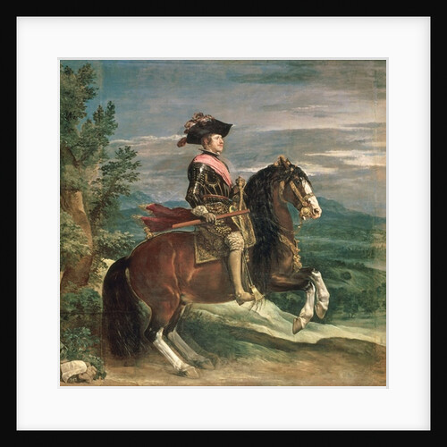 Equestrian Portrait of Philip IV c.1636 by Diego Rodriguez de Silva y Velazquez
