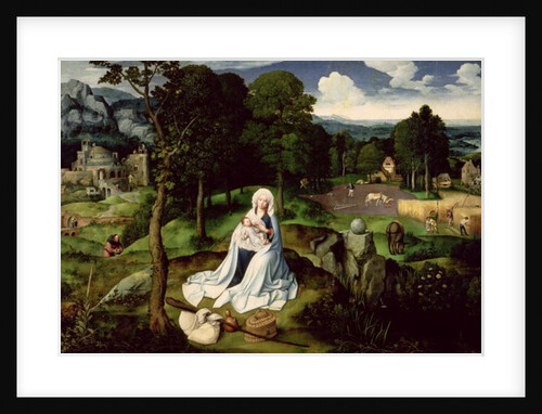 Rest on the Flight into Egypt by Joachim Patenier or Patinir