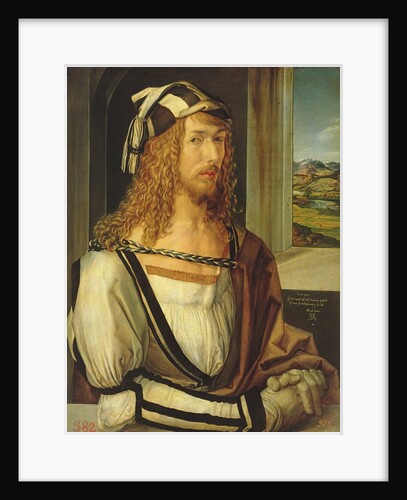 Self Portrait with Gloves, 1498 by Albrecht Dürer or Duerer