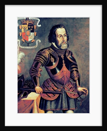 Hernando Cortes by Master of Saldana