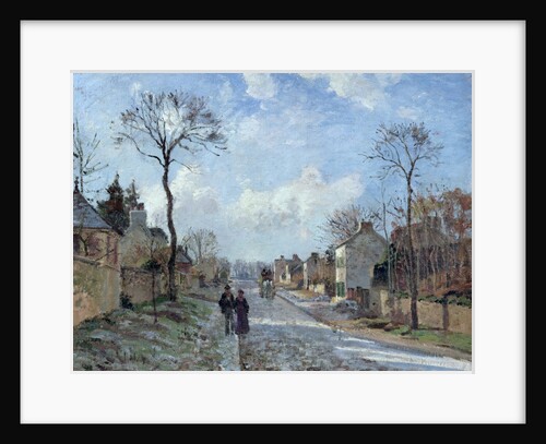 The Road to Louveciennes, 1872 by Camille Pissarro
