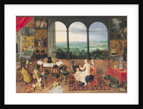 Hearing, 1617 by Jan the Elder Brueghel