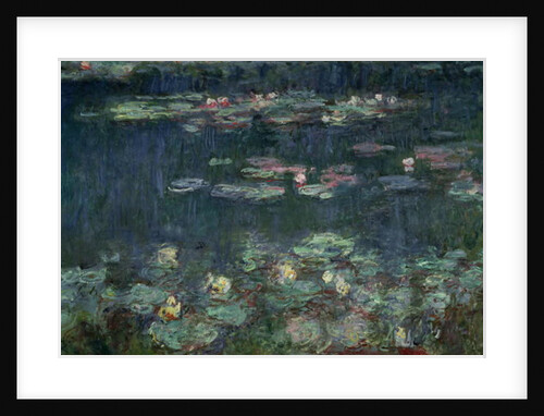 Waterlilies: Green Reflections, 1914-18 by Claude Monet