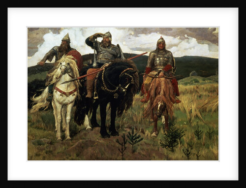 Warrior Knights, 1881-98 by Victor Mikhailovich Vasnetsov