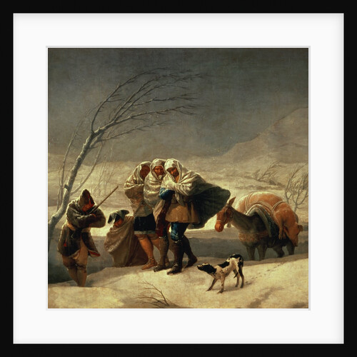 The Snowstorm, 1786-87 by Francisco Jose de Goya y Lucientes