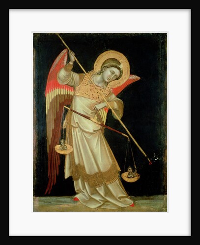 An Angel Weighing a Soul, c.1348-55 by Ridolfo di Arpo Guariento