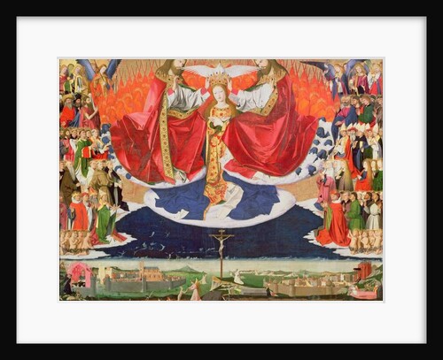 The Coronation of the Virgin, completed 1454 by Enguerrand Quarton