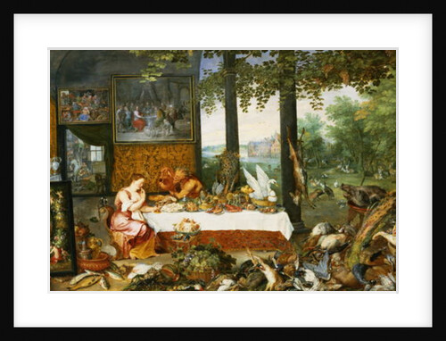 The Sense of Taste, 1618 by Jan & Rubens P.P. Brueghel