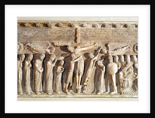 Relief panel depicting the Deposition, 1178 by Benedetto Antelami