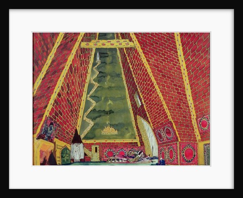 Set Design for 'Thamar', 1912 by Leon Bakst