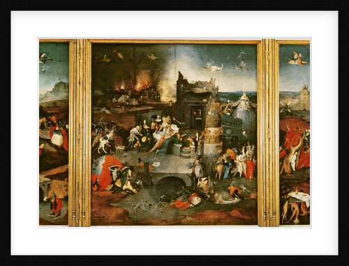 Triptych: The Temptation of St. Anthony by Hieronymus Bosch