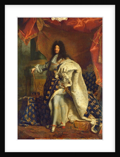 Louis XIV in Royal Costume, 1701 by Hyacinthe Francois Rigaud