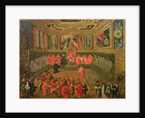 Audience with the Doge in at the College of the Ducale Palace by Joseph Heintz