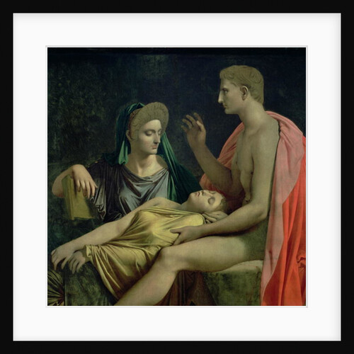 Virgil 70-19 BC) Reading the 'Aeneid' to Livia, Octavia and Augustus, 1819 by Jean Auguste Dominique Ingres