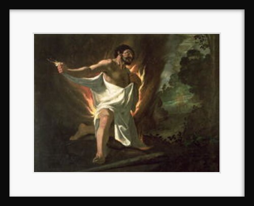 Hercules Tearing the Burning Robe, c.1634 by Francisco de Zurbaran