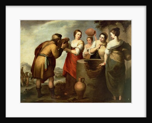 Rebecca and Eliezer at the Well, c.1665 by Bartolome Esteban Murillo