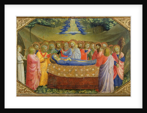 Funeral of the Virgin Mary from the predella of the Annunciation Altarpiece, c.1430-32 by Fra Angelico