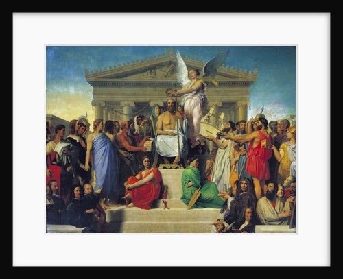 Apotheosis of Homer, 1827 by Jean Auguste Dominique Ingres