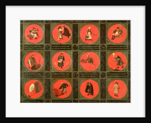 Twelve Proverbs, c.1558-60 by Pieter the Elder Bruegel