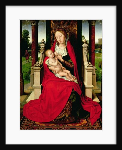 Madonna and Child Enthroned, c.1492-94 by Hans Memling
