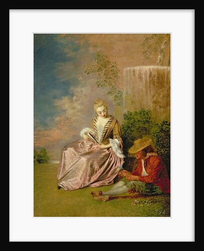 The Shy Lover, 1718 by Jean Antoine Watteau