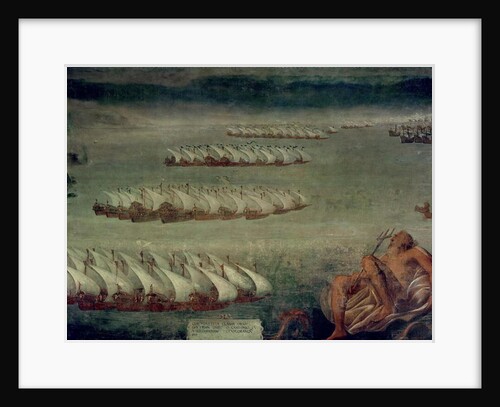 The Battle of Lepanto, 7th October 1571 by Luca Cambiaso