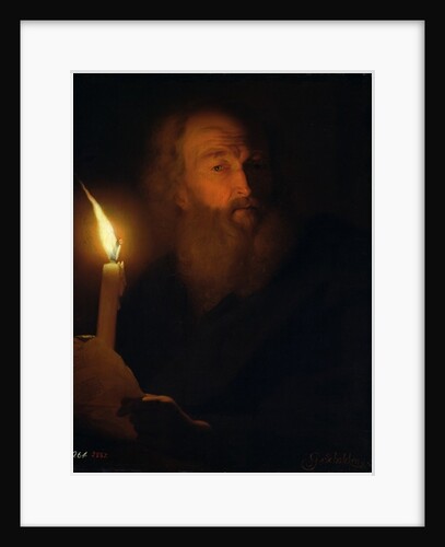 Man with a Candle by Godfried Schalken or Schalcken