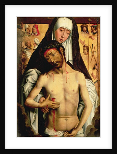 The Man of Sorrows in the Arms of the Virgin by Hans Memling