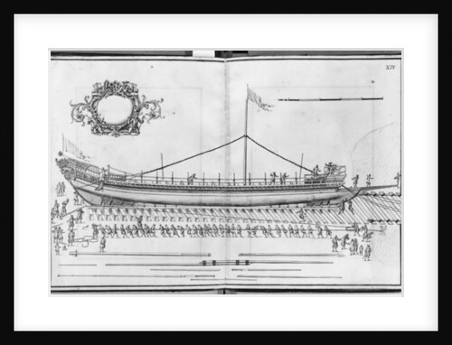 uilding, equipping and launching of a galle by French School