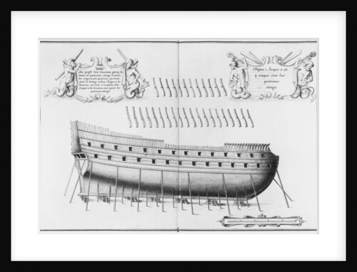 Profile of a vessel by French School
