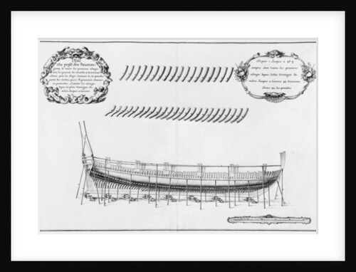 rofile of a vessel by French School
