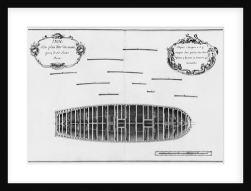 lan of a vessel by French School