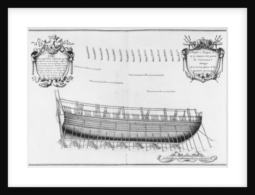 rofile of a vessel by French School