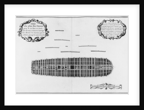 lan of the second deck of a vessel by French School