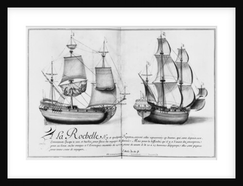 Frigates, La Rochelle by French School