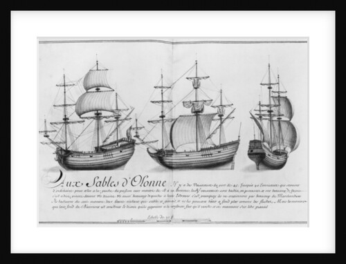 Vessels, Sables d'Olonne by French School