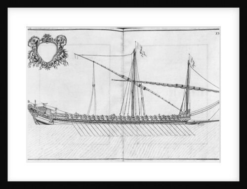 uilding, equipping and launching of a galle by French School