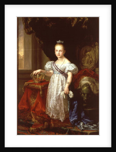 Queen Isabella II of Spain, 1838 by Vicente Lopez y Portana