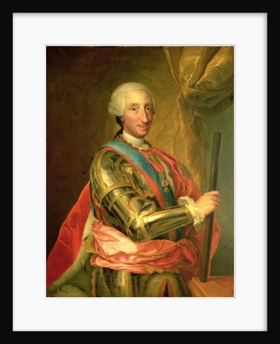 Charles III in Armour, after 1759 by Anton Raphael Mengs