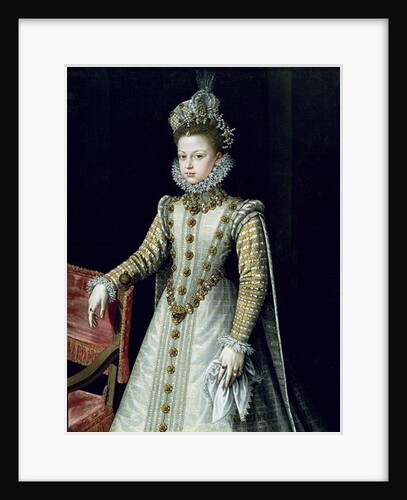 The Infanta Isabel Clara Eugenie 1579 by Alonso Sanchez Coello