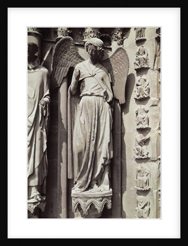 The Angel with a Smile, jamb figure from the west portal by French School