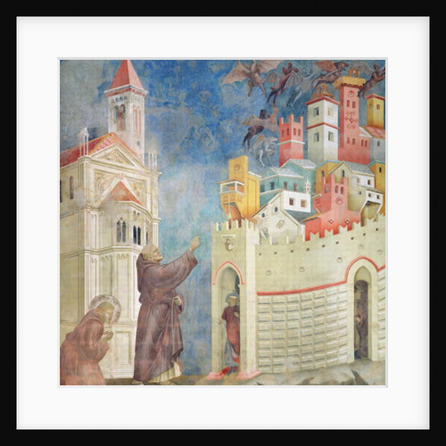 The Expulsion of the Devils from Arezzo, 1297-99 by Giotto